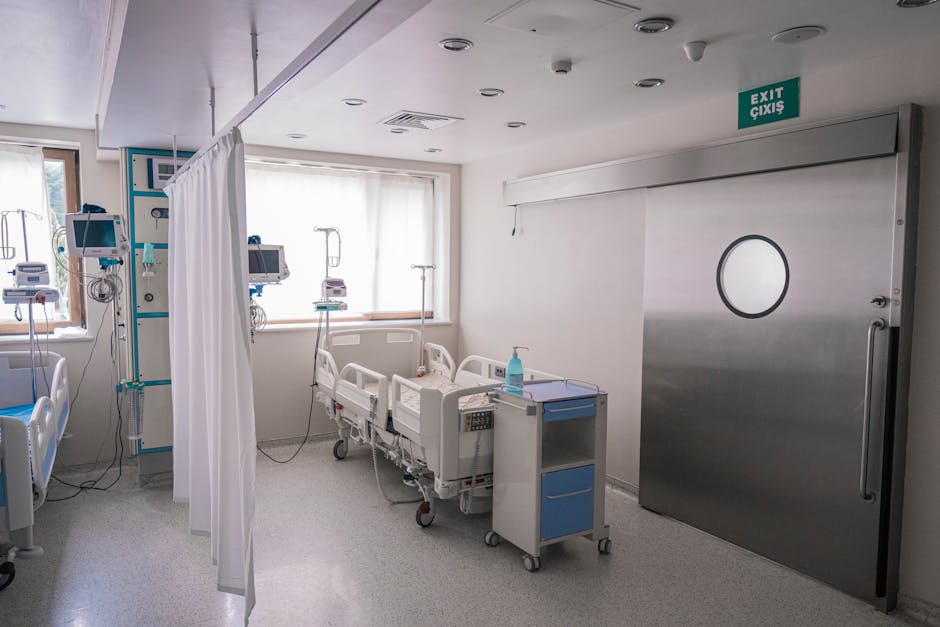Spacious hospital room in Baku