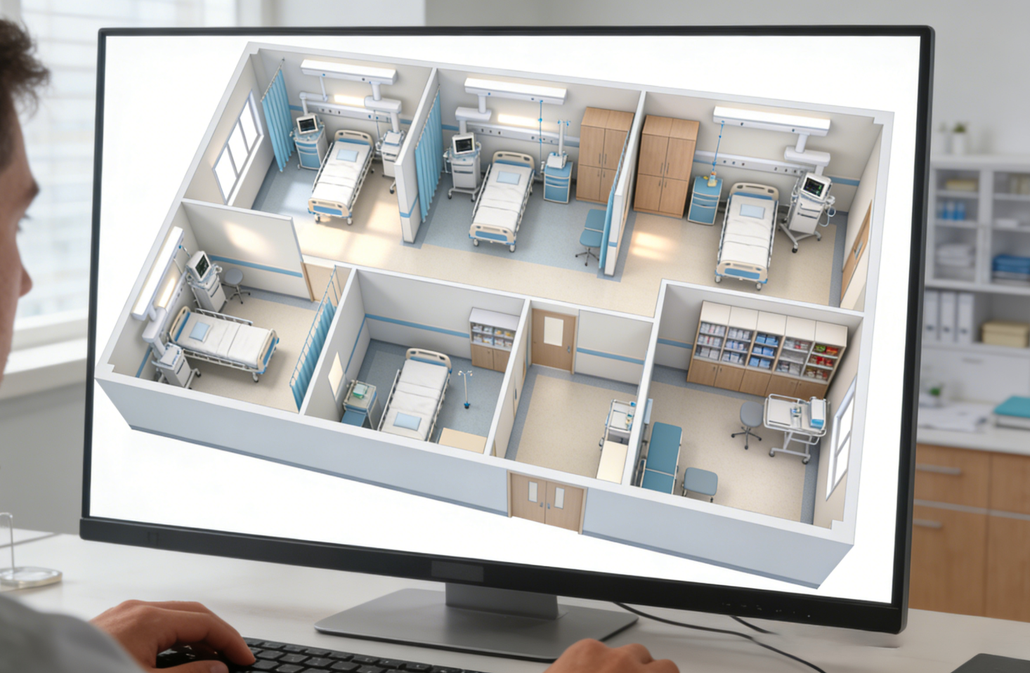 Hospital construction solution visual