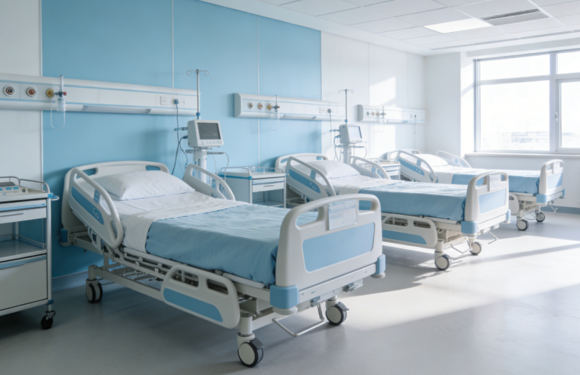 Hospital construction workflow image
