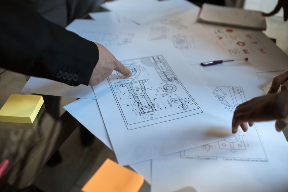 Interface matrix document for custom specialized clinical cabinetry with service connections