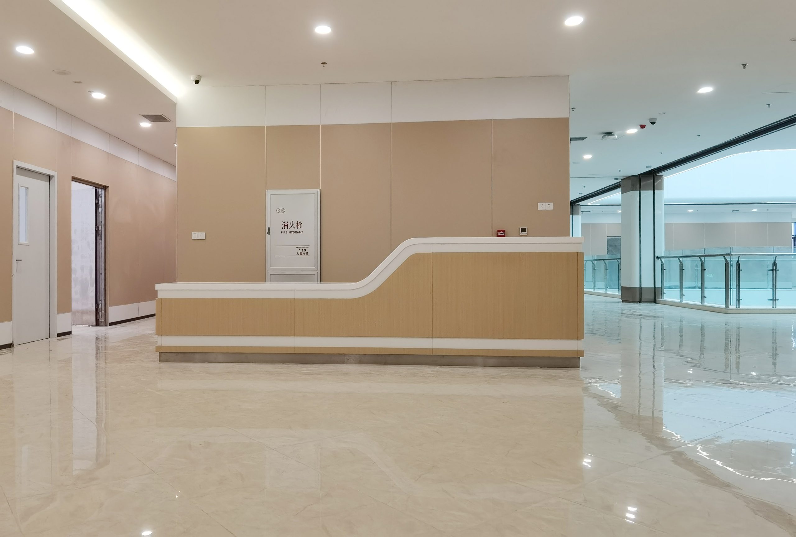Leshan High-Tech Zone Hospital — Nursing Station Fit-Out — Medical Furniture